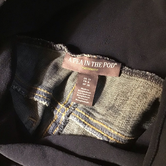 A Pea in the Pod Maternity Distressed Jeans. - Picture 3 of 4